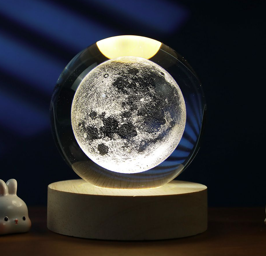 Moon Crystal Night Lamp